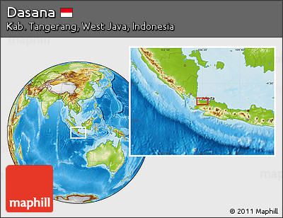 Physical Location Map of Dasana