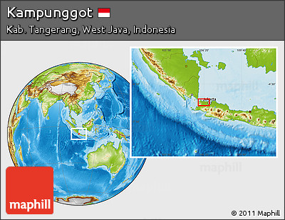 Physical Location Map of Kampunggot