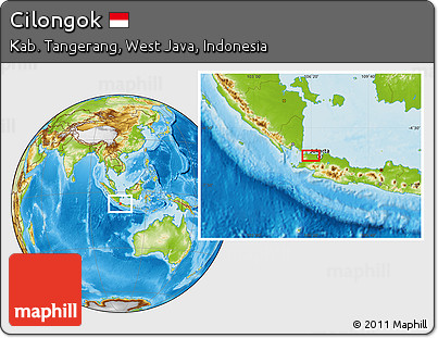 Physical Location Map of Cilongok