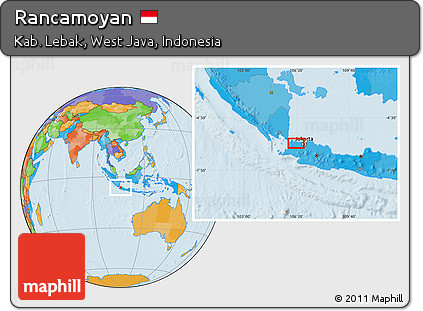 Political Location Map of Rancamoyan