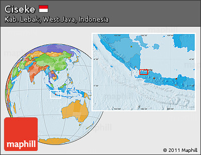 Political Location Map of Ciseke