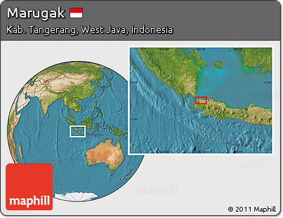 Satellite Location Map of Marugak
