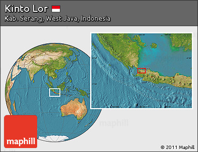 Satellite Location Map of Kinto Lor