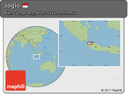 Savanna Style Location Map of Joglo