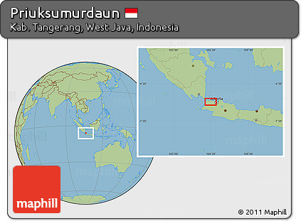 Savanna Style Location Map of Priuksumurdaun