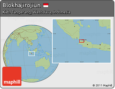 Savanna Style Location Map of Blokhajirojiun