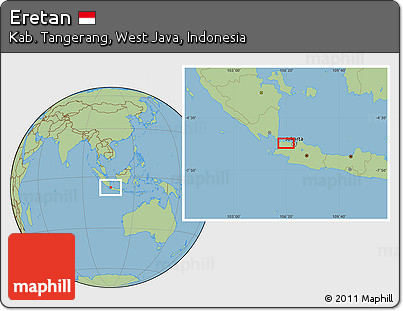 Savanna Style Location Map of Eretan