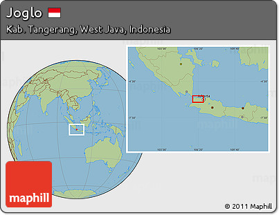 Savanna Style Location Map of Joglo