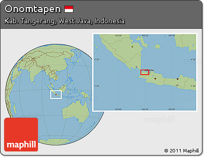Savanna Style Location Map of Onomtapen