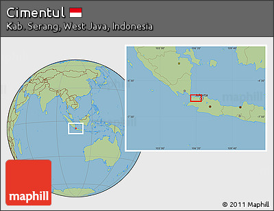 Savanna Style Location Map of Cimentul