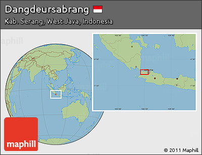 Savanna Style Location Map of Dangdeursabrang