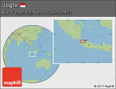 Savanna Style Location Map of Joglo