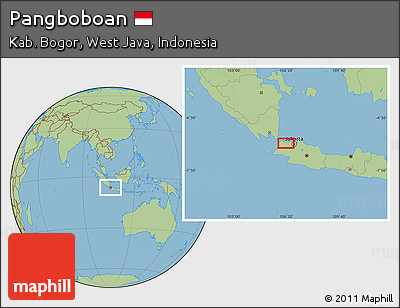 Savanna Style Location Map of Pangboboan