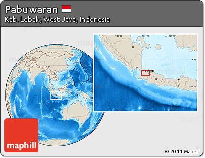 Shaded Relief Location Map of Pabuwaran