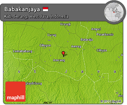 Physical Map of Babakanjaya