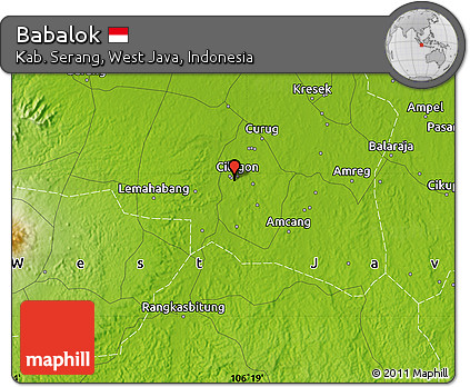 Physical Map of Babalok
