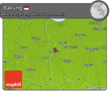 Physical Map of Bakung