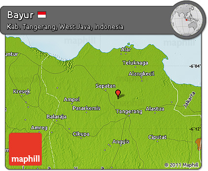 Physical Map of Bayur