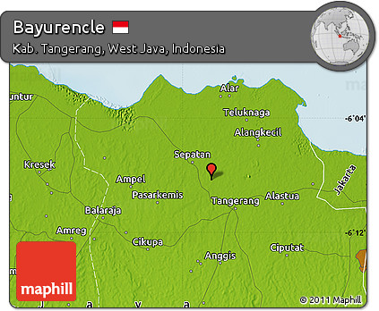 Physical Map of Bayurencle