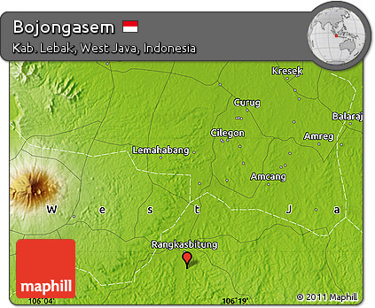Physical Map of Bojongasem