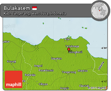 Physical Map of Bulakasem