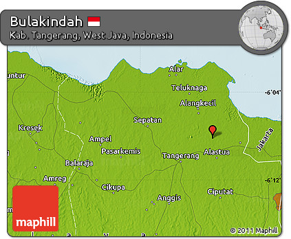 Physical Map of Bulakindah