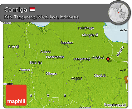 Physical Map of Cantiga