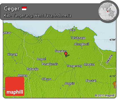 Physical Map of Ceger