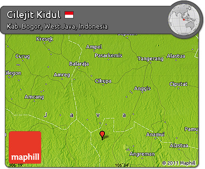 Physical Map of Cilejit Kidul