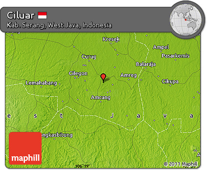 Physical Map of Ciluar