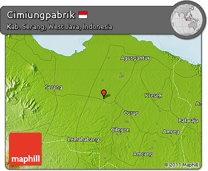 Physical Map of Cimiungpabrik