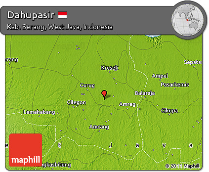 Physical Map of Dahupasir