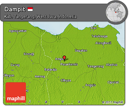 Physical Map of Dampit
