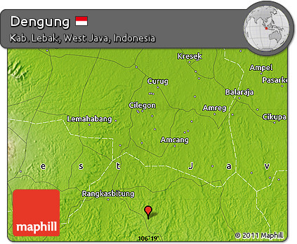 Physical Map of Dengung