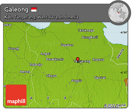 Physical Map of Galeong