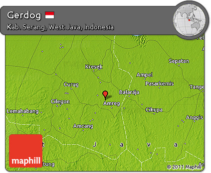 Physical Map of Gerdog