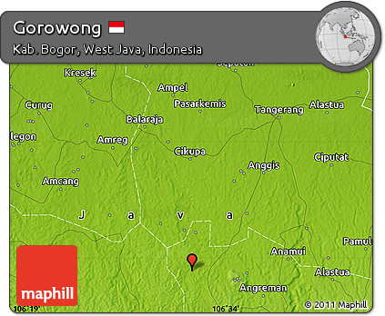 Physical Map of Gorowong