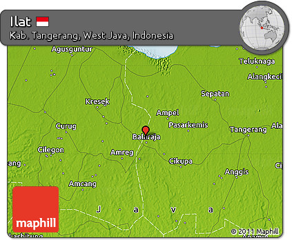 Physical Map of Ilat