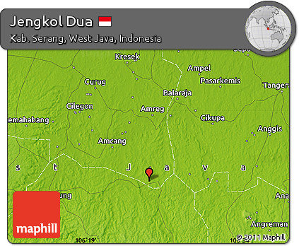 Physical Map of Jengkol Dua