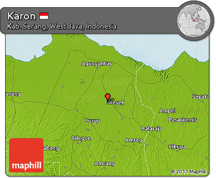Physical Map of Karon