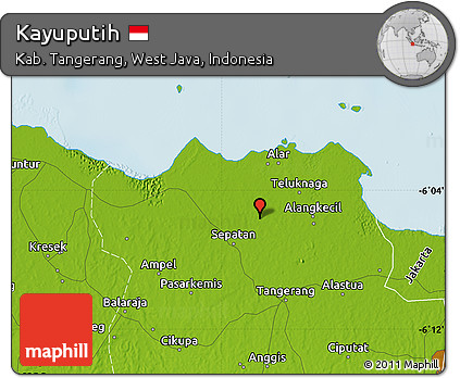 Physical Map of Kayuputih