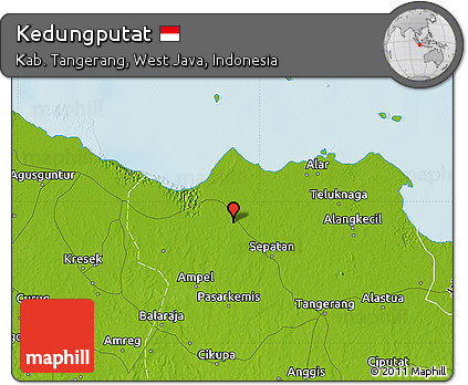 Physical Map of Kedungputat