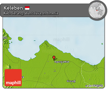 Physical Map of Keleben