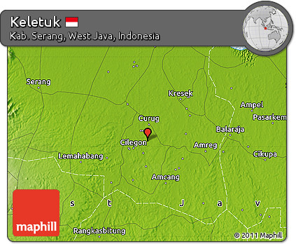 Physical Map of Keletuk