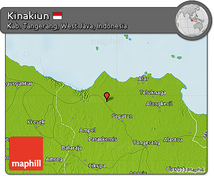 Physical Map of Kinakiun