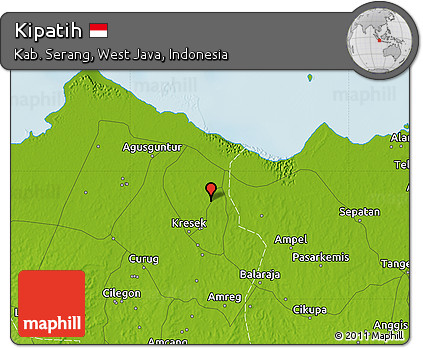 Physical Map of Kipatih