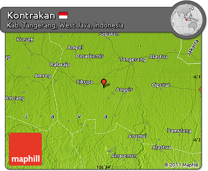 Physical Map of Kontrakan
