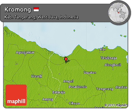 Physical Map of Kromong