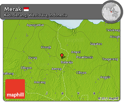 Physical Map of Merak