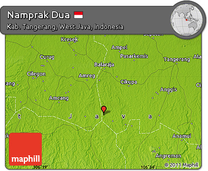 Physical Map of Namprak Dua